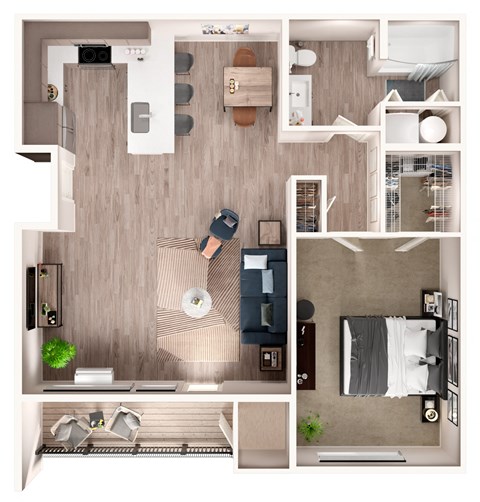 A2 Floor Plan at Zera at Reed Crossing